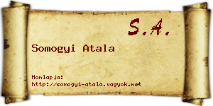 Somogyi Atala névjegykártya